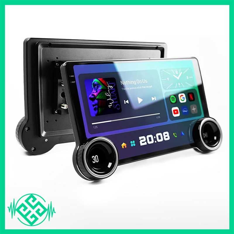 مانیتور اندروید ولوم دار طرح دایموند هیوندای IX55 بلک