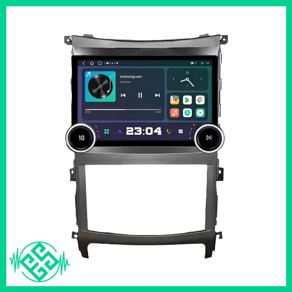 مانیتور اندروید ولوم دار طرح دایموند هیوندای IX55 بلک